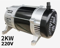 New 2KW Small Household Pulley AC 220V Generator 50HZ Pure Copper Motor