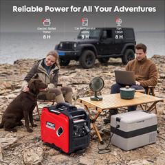 3500 Watt Generator Portable Inverter Power RV Camping CO Protect | Lightweigh C