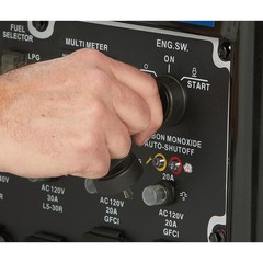 Powerhorse Dual Fuel Generator, 15,000 Surge Watts, 12,000 Rated Watts, CO