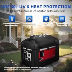 Portable Generator Cover,21.7 Lx 13.8Wx17.4H inches,Generator cover running,
