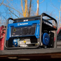 Westinghouse WGen3600cv 4650W Portable RV Ready Gas Powered Generator, CO Sensor