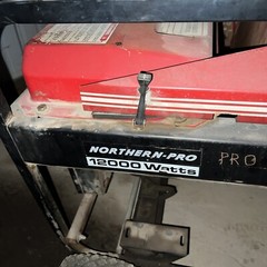 Northern pro 12000 watt generator (running before stored, has compression) LOCAL