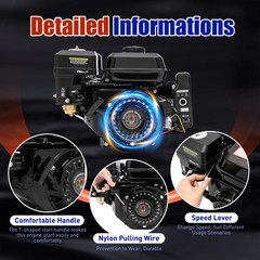 168F170F Gasoline Engine Sprayer Micro Engine Four-stroke SmallPower Accessories