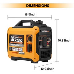 2350W 15kg Portable Gasoline Inverter Generator Parallel For Outdoor Camping