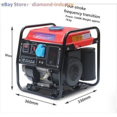 220V 1000W Single – phase Small Portable Gasoline Generator for Home