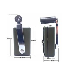 30W 28V Hand Crank Generator Professional Mute Emergency Charger f/ Phone PC