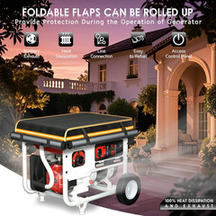 Generator Covers While Running Waterproof, 32″L X 24″W X 24″H Heavy Duty Generat