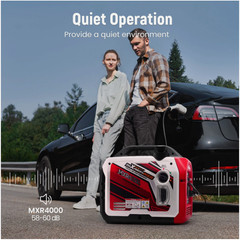 4000W Quiet Generator Inverter Portable For Home Camping EV-Charging w/Bluetooth