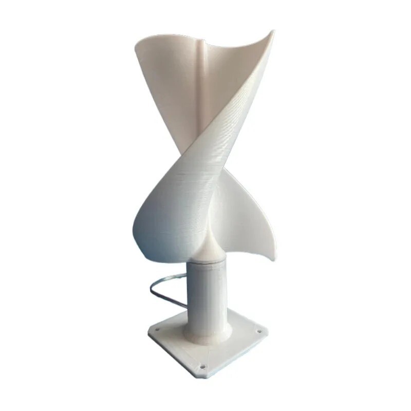 Experimental Science Craft: DIY Spiral Wind Turbine for Wind-Powered Lamp