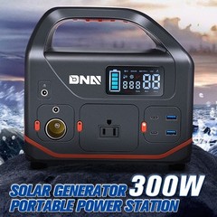 300W Portable Power Station 333Wh/90000mAh Solar Generator for RV Camping Travel