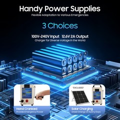 Hand Crank Generator Power Supply Portable Emergency Charger Household 110V 150W