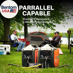 2300W Inverter Generator, Portable Gas Generator for Camping, Home and RV, Super