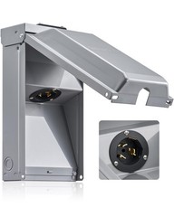 SURAIELEC 50 Amp Generator Power Inlet Box, NEMA SS2-50P