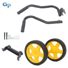 2 Pack Generator Wheel Kit For Champion 2800-4750w With Portable Folding Handle