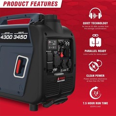 A-iPower SUA4300i Inverter Generator