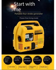 All-Copper Wire Gasoline Generator 220V Compact Home Use Quiet Fuel-Efficient