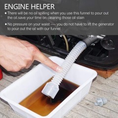 For Honda Generator EU3000i/2000i Mess Free Oil Change Funnel Flexible Pipe