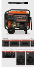 220V Single-Phase Electric Start Generator for Construction Emergencies