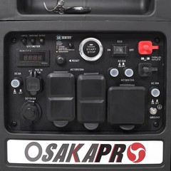 5500W Portable Inverter Generator 4 Stroke Gas Powered Quiet for Outdoor Party