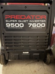 Predator 9500watt Super Quiet Inverter Generator