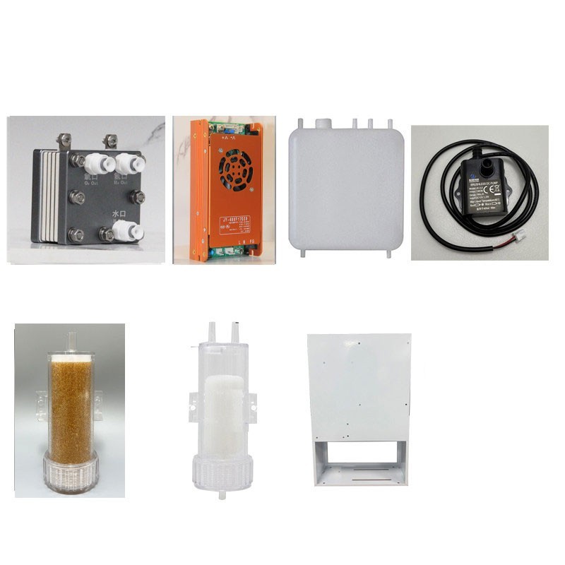 600ML Kit 20AHydrogen PEM Electrolyzer Oxidation Resistance Pure Water w/Bracket