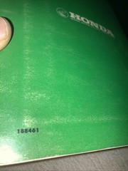 Vintage Honda Portable Generator E900 Genuine Honda Parts List Pocket Book 1970