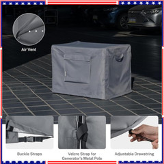 Generator Covers Heavy Duty Waterproof, 38”Lx28”Wx30”H Portable Generator Cov…