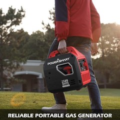 Portable Inverter Generator Gas Powered Super Quiet Technology Low Oil Shutdown