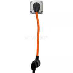 1.5 Ft. 6-50P Welder Plug to 6-30R 3-Prong 30 Amp 250-Volt Commerical HVAC Femal