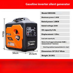 Ultra-quiet Inverter Gasoline Generator Portable 220V Caravan Car Camping