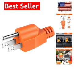 Neutral Ground Bonding Plug for Portable Inverter Generator NEMA 5-15P 120V 1…
