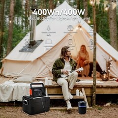 FF Flashfish 400W Portable Power Station 400Wh Outdoor Battery Power Generator