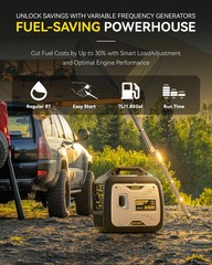 RV Home emergency EV charge 4000W 60db gas power Parallel EPA inverter generator