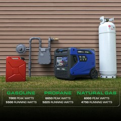 DuroMax XP7000iHT 7,000 Watt Portable Tril Fuel Inverter Generator – Recon