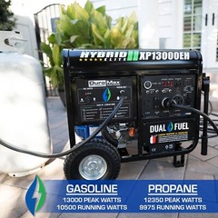 Beast Generator Duromax Portable Hybrid Gas Propane RV Home Standby Backup 20HP