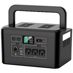 Powkey Portable Power Station 740Wh/800W Outdoor Camping RV Solar Generator