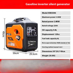 Ultra-quiet Inverter Gasoline Generator Portable 220V Caravan Car Camping