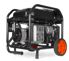 5,600-Watt Dual Fuel Portable Gasoline Generator W/ Wheel Kit Electric Start