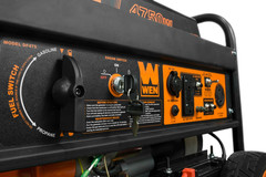 4,750-Watt 120V/240V Dual Fuel Portable Generator with Wheel Kit and Electric St
