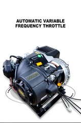 Electric Vehicle Generator 60V 72V 6KW with 1.6m Silencer Mute Frequency
