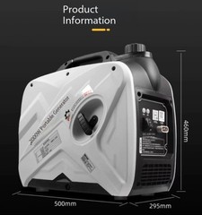 24V/12V Portable Gasoline Generator for Trucks and Cars: Compact DC Inverter