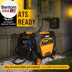 11000W Tri-Fuel Inverter Generator (Gas, Propane, Natural Gas), Quiet, 50A Outle
