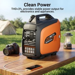 Gas Powered Generators 2500W Portable Inverter Generator Outdoor Generator Quiet