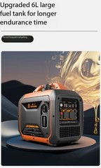 Silent Inverter Petrol Generator for Outdoor Camping and Portable Charging