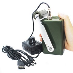 Hand Crank Generator 30W 0-28V USB Plug for Mobile