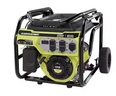 6500-Watt Gasoline Powered Portable Generator with CO Detect Shutdown Sensor
