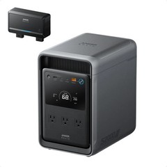 Anker Solix S2000 2010Wh Portable Power Station With Car Alternator Charger
