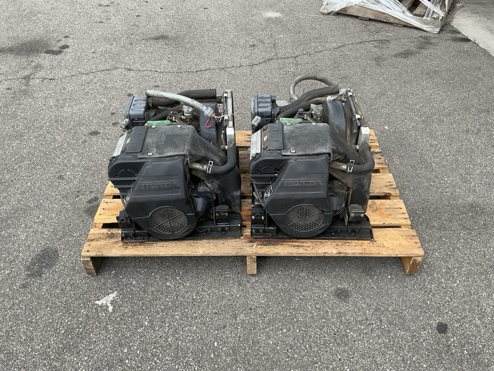Lot of 2 Honda EV6010 6000W RV Generator Liquid-Cooled GX360 Engine *REPAIRS*