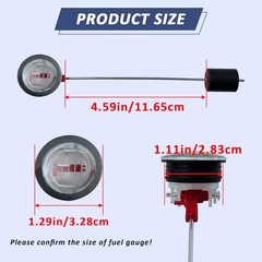 Generator Fuel Gauge Compatible with Generac GP5500 RS5500 RS7000E XT8000