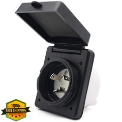 Veepeak 30 Amp RV Shore Power Inlet L5-30P